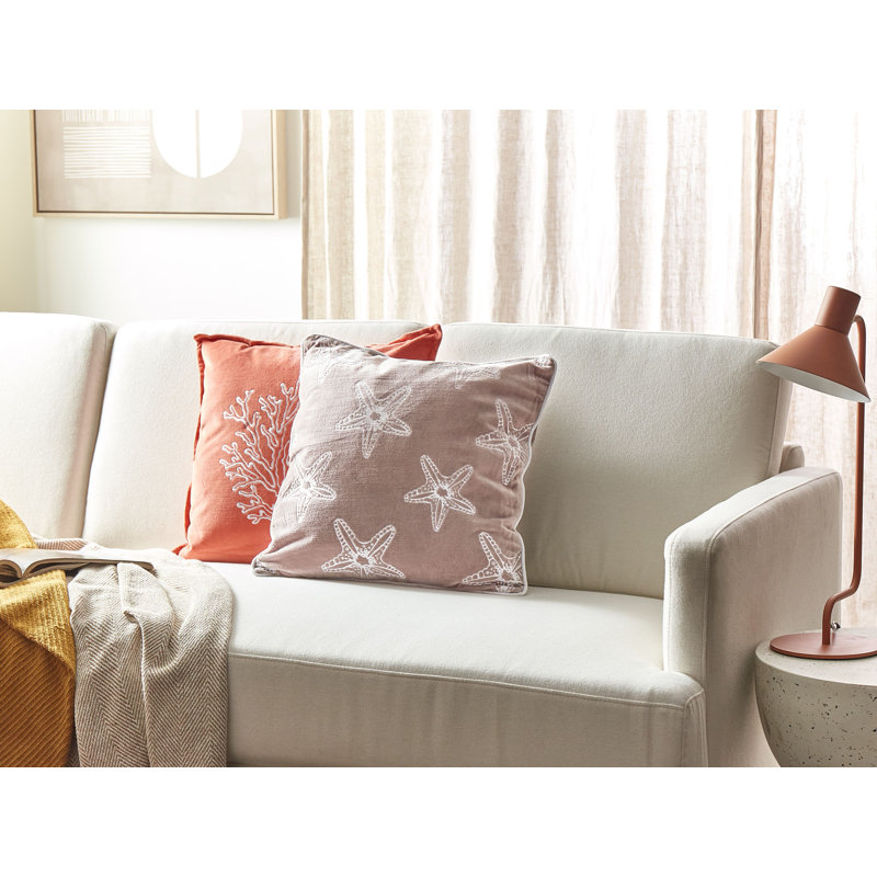 Catia Animal Print Square Cushion, Pink