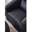 Fauteuil demi-tonneau pivotant en lin avec repose-pieds-733757791