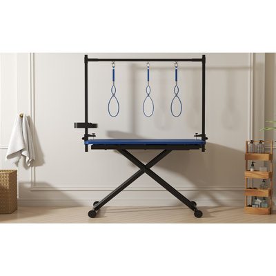 Dog Grooming Table X-Lift Foldable Grooming Table