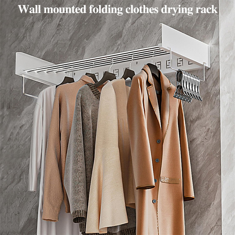 Wall Mounted Clothes Drying Rack