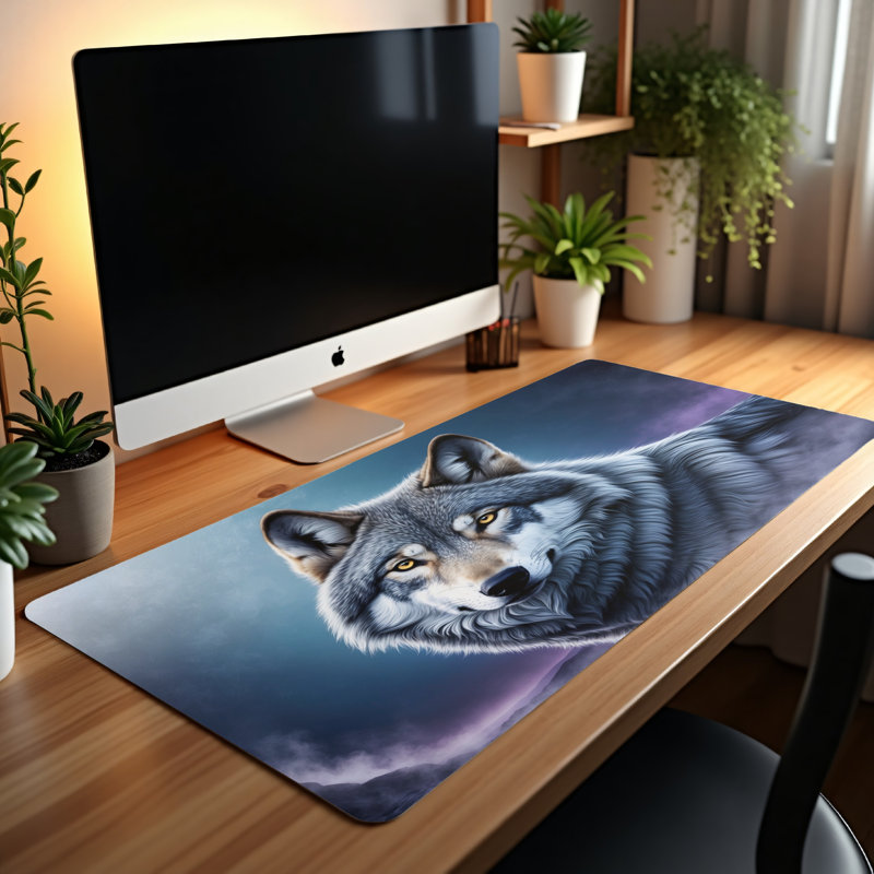 Polyester Desk Pad, 14.4x12.1