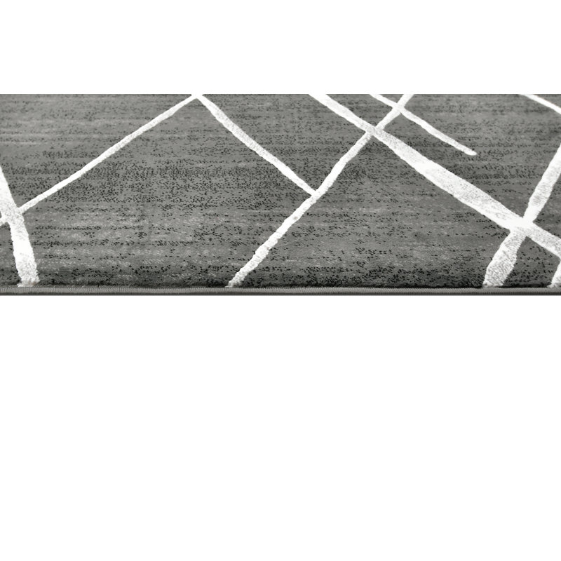 Abstract Indoor Rug, Runner 2' x 6'11"