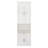 2 Doors Bookshelf With USB Port 3 Adjustable And 3 Fixed Shelves Bookcase Side Cabinet Storage Shelves In White