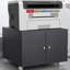 Armoire pour imprimante noire en acier à 2 portes avec surface de pulvérisation lisse et classeurs mobiles à bureau à aspiration magnétique haute résistance - 4 roues de rangement sécurisées-1735582012