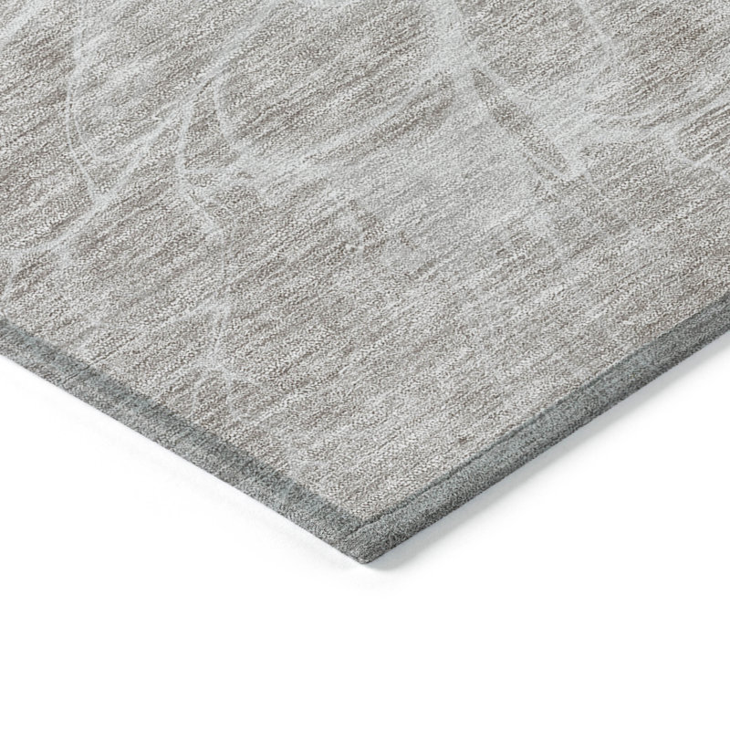 Deivion Washable Abstract Indoor / Outdoor Rug, Rectangle 5' x 7'6"