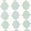 Tapis géométrique ivoire / bleu clair en laine tissé à la main à motif de bananes Rodgers-288564546