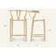 Tabouret de comptoir Wishbone frêne naturel