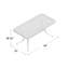 Table basse en aluminium Polebridge