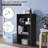 3 Open Shelf Bookcase Modern Storage Display Cabinet