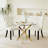 3-Piece Round Glass Table Set With Velvet Chairs – Metal Base, Seats 2-1551142725-1551142722-1551142732