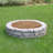10'' H x 36'' W Brown Polyethylene Plastic Landscaping Rock