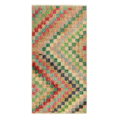 One-of-a-Kind 1'11"X3'11" Hand Knotted Area Rug