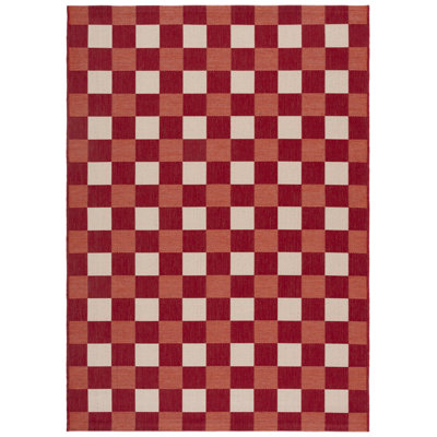 Courtyard 6443 Geometric Indoor/Outdoor Area Rug