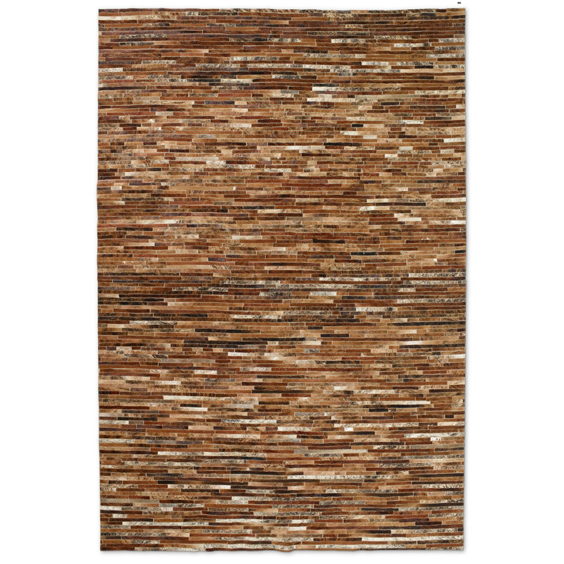 Tapis brun taupe et taupe Barack, Rectangle de 10 pi x 14 pi