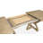 Extendable Trestle Dining Table With 6 Side Chairs-1231902006