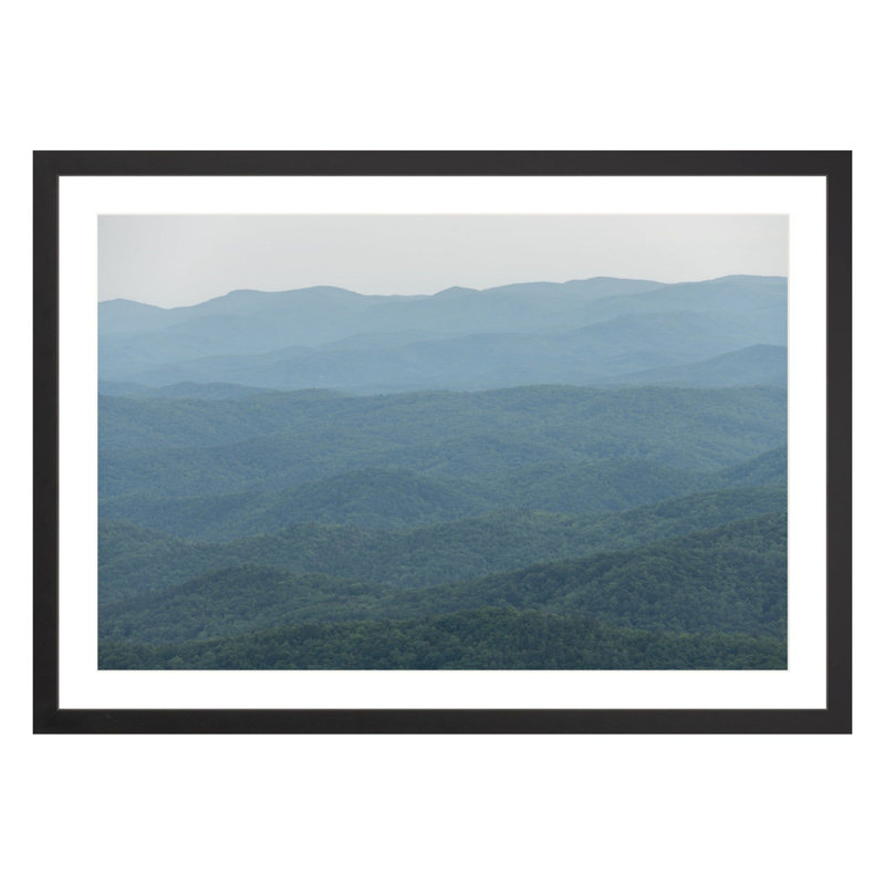Mountain View by Amanda Anderson, 28" H x 42" W x 2.25" D, Black
