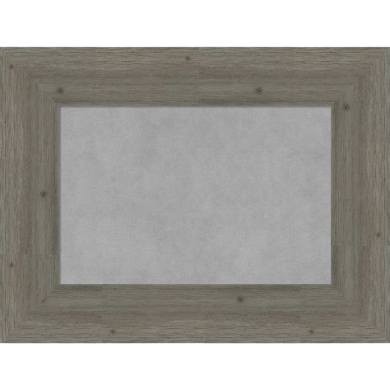 Tableau d'affichage mural magnétique Keyla, Gris vieilli, H 19 po x l 25 po