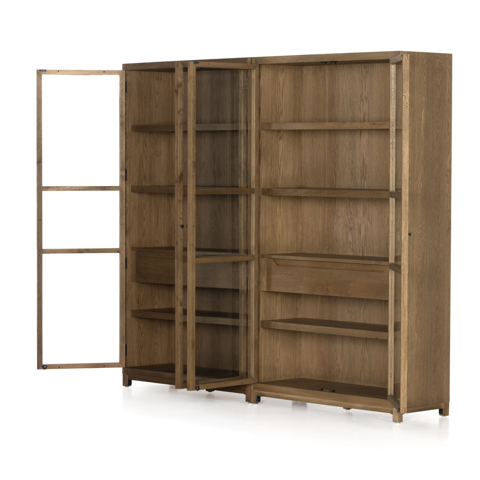 Sonata Dining Cabinet, Drifted Oak Solid