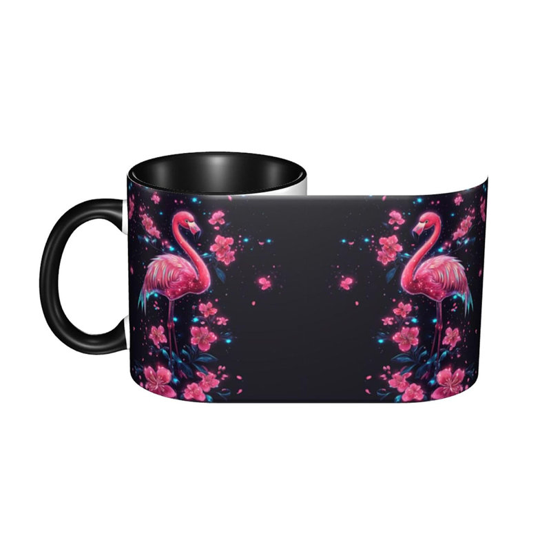 Flamingo Coffee Mug Ceramic Tea Cup 11oz