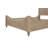 Queen Panel Bed In Sand Finish With Transitional Casual Design