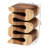 Clive Wavy Sculptural Suar Wood Side Table