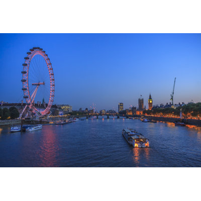 Big Ben And The View Of London by WalkingCamera - Wrapped Canvas Print