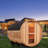 Anyi 4-Person Patchwork Red Cedar Traditional Steam sauna