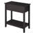 End Table, Narrow Side Table With Flip Top, Storage Cabinet, Bottom Shelf For Living Room
