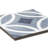 Cadence 6" x 6" Patterned Matte Porcelain Floor and Wall Tile-124911395