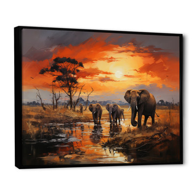 " Elephant Wandering Giants II "