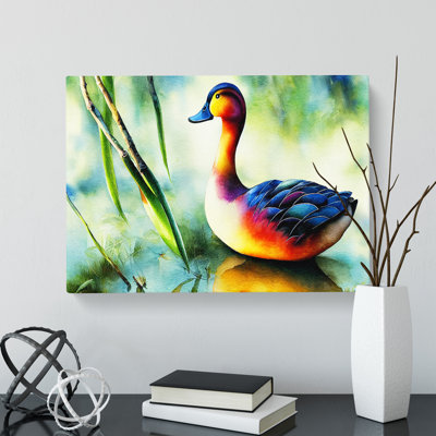 Duck Watercolour Vol.3 - Wrapped Canvas