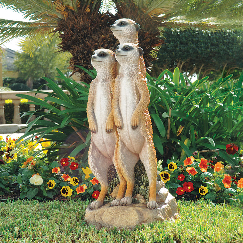 Animals Weather Resistant UV Resistant Plastic Garden Statue