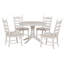 Ensemble de table de salle à manger extensible 5 pièces avec 4 chaises rembourrées, parfait pour les repas quotidiens et les rassemblements spéciaux-641986099