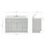 Ensemble de meuble-lavabo simple 55 po Hamlet-26649253
