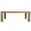 Imogène 86 po Table de salle à manger rectangulaire avec 4 chaises rembourrées