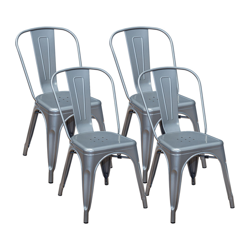Chaise antique noire Paris, Argent