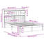 Solid Wood Bed-245966571