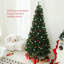 Arbre de Noël artificiel, décoration des Fêtes avec base en acier et 2132 branches pour bureau personnel-1654369086