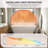 CASAINC 67" Rectangle Solid Surface Freestanding Soaking Bathtub With Center Drain and Overflow Hole, White 