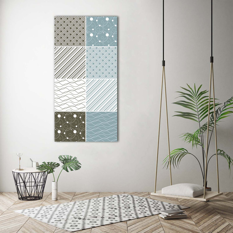 Geometric Patterns - Wrapped Canvas Print