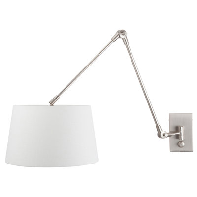 Sakamoto Steel Plug-in Swing Arm Sconce