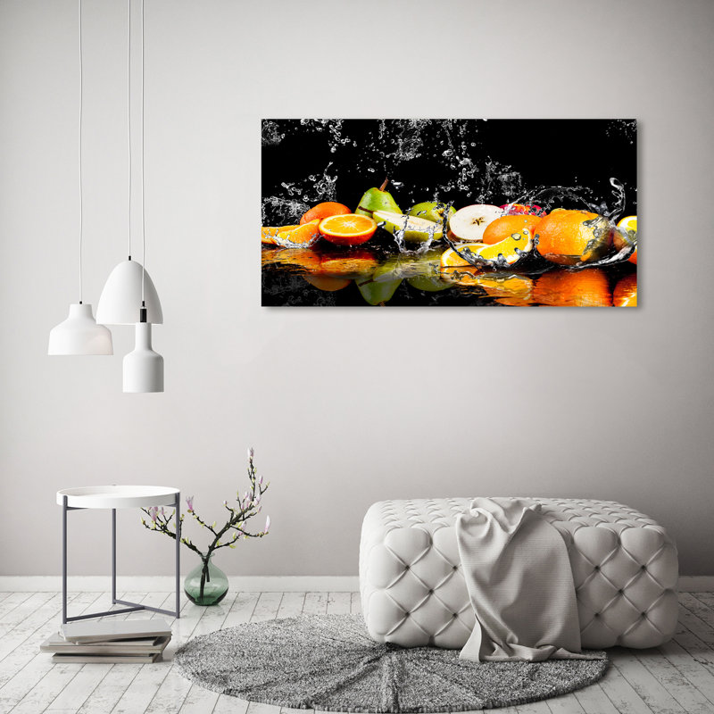 Fruit And Water - Wrapped Canvas Print