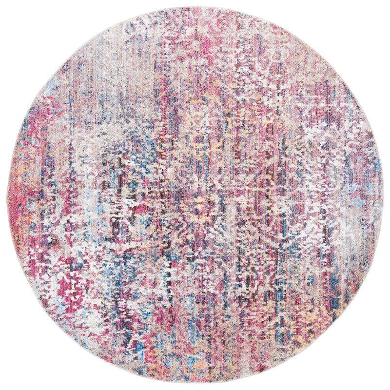 Gardner Performance Abstract Rug, Round 7'