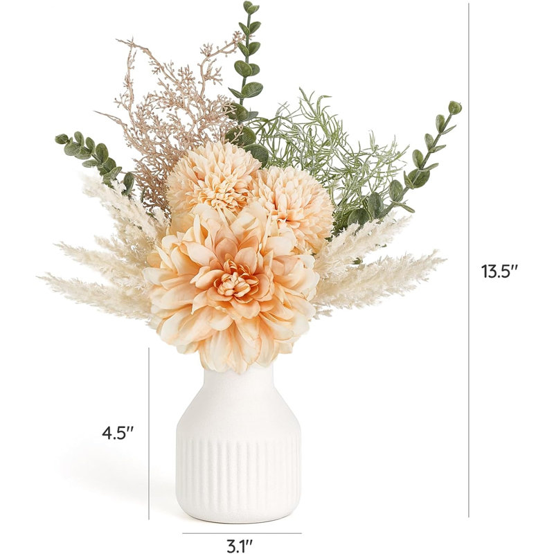 Arrangement in Vase, Champagne