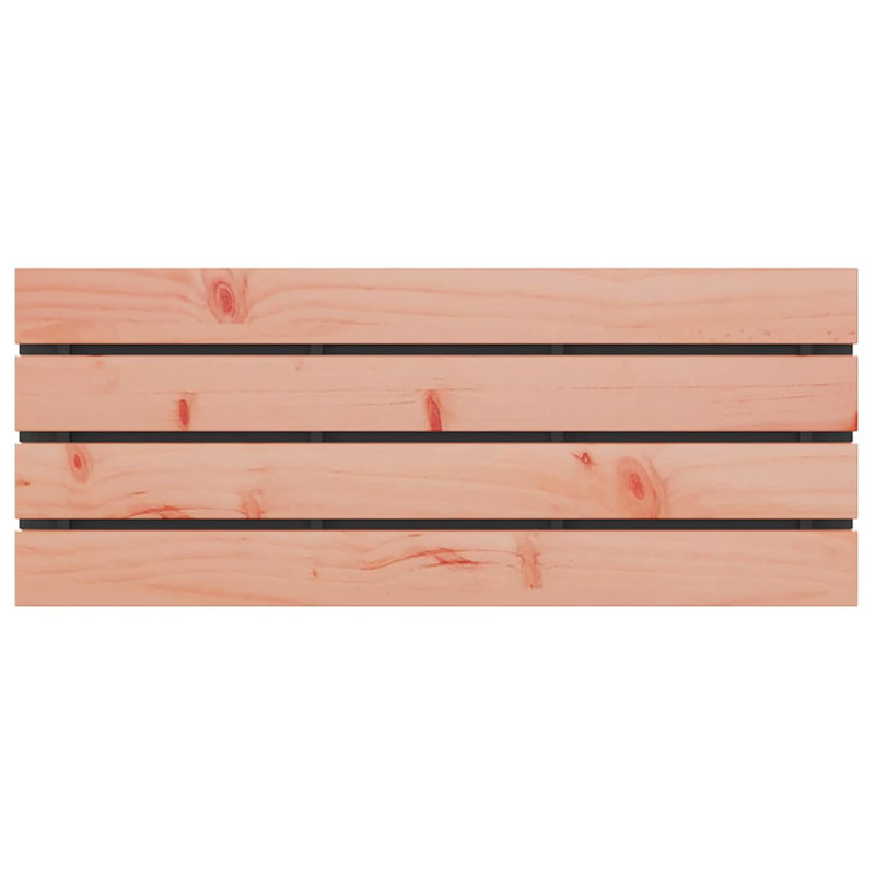 Outdoor Bench, 43cm H x 100cm W x 40cm D, Black