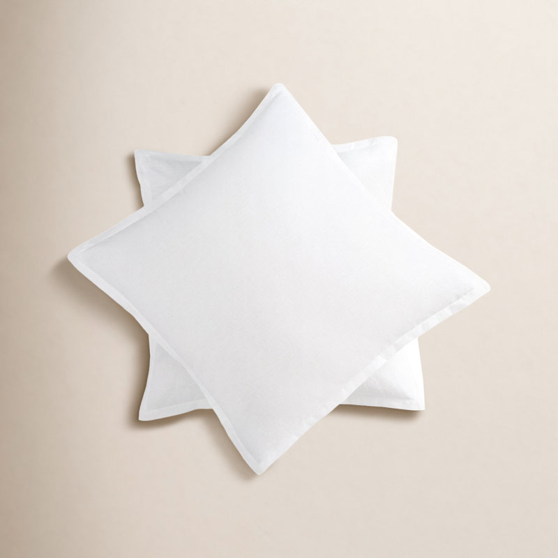 Housse de coussin Euro Washed, Coquille d'œuf