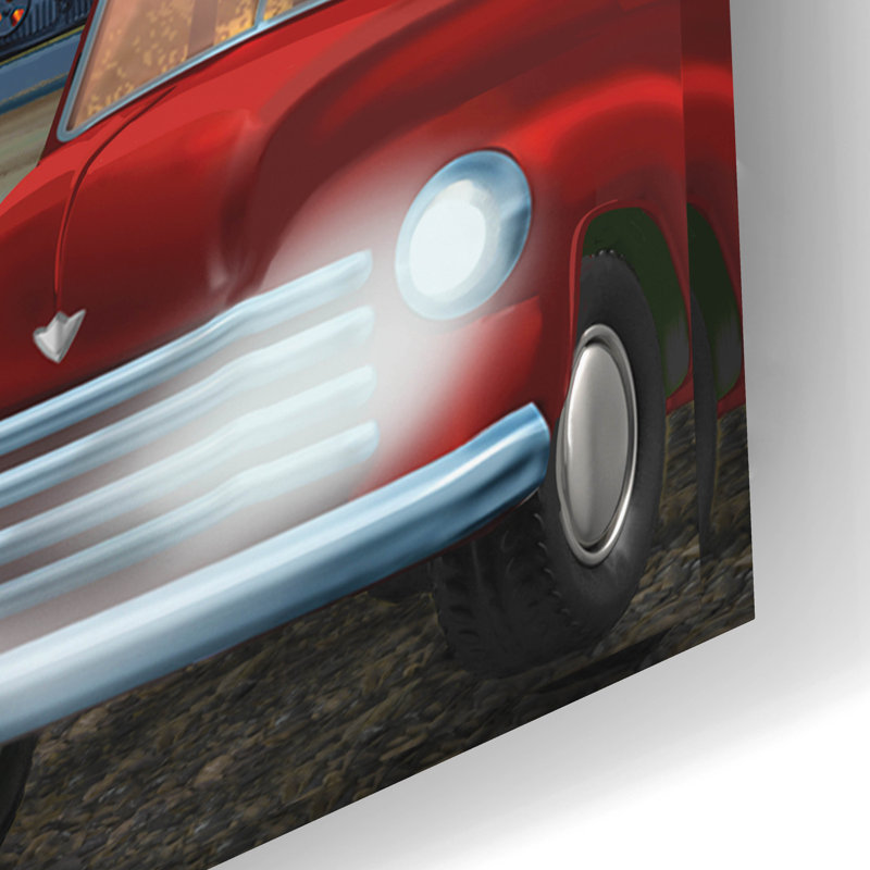 Art mural en verre Lark Manor ™ «Jebs General Store» par Bigelow, H 16 po x l 24 po x P 0,2 po