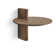 Sidekick Circle Solid Wood Floating Shelf
