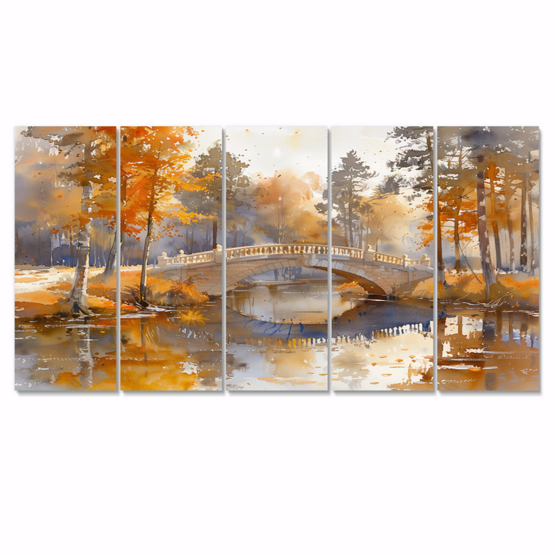 Soan - ensemble d'art mural Bridges, H 28 po x l 60 po