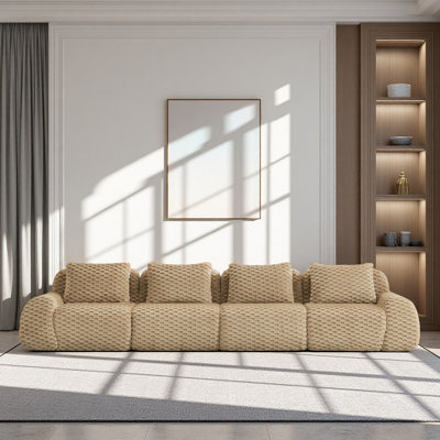 Canapé modulaire de 146,4 po Boneless Couch